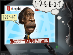 AL SHARPTONRESPICT SPELLING by Sean Delonas