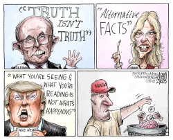 TRUTH ISN'T TRUTH by Adam Zyglis