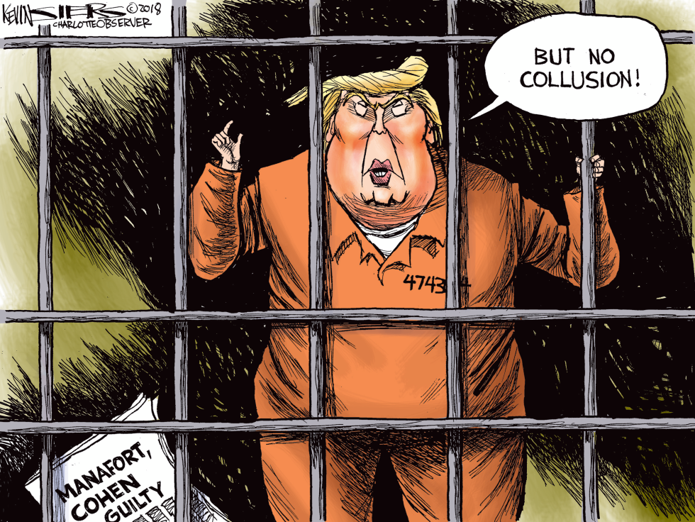  MANAFORT AND COHEN GUILTY by Kevin Siers