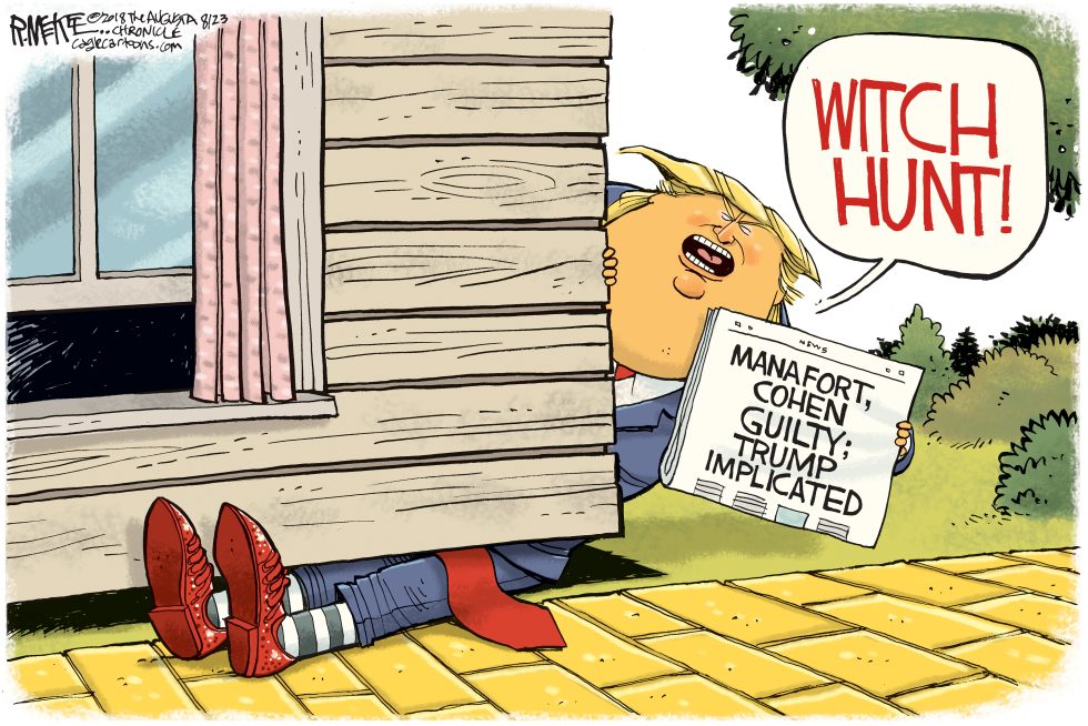  TRUMP WITCH by Rick McKee