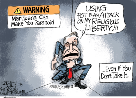 LOCAL POT PARANOIA by Pat Bagley