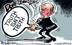 GIULIANI TRUTH NOT TRUTH by Milt Priggee