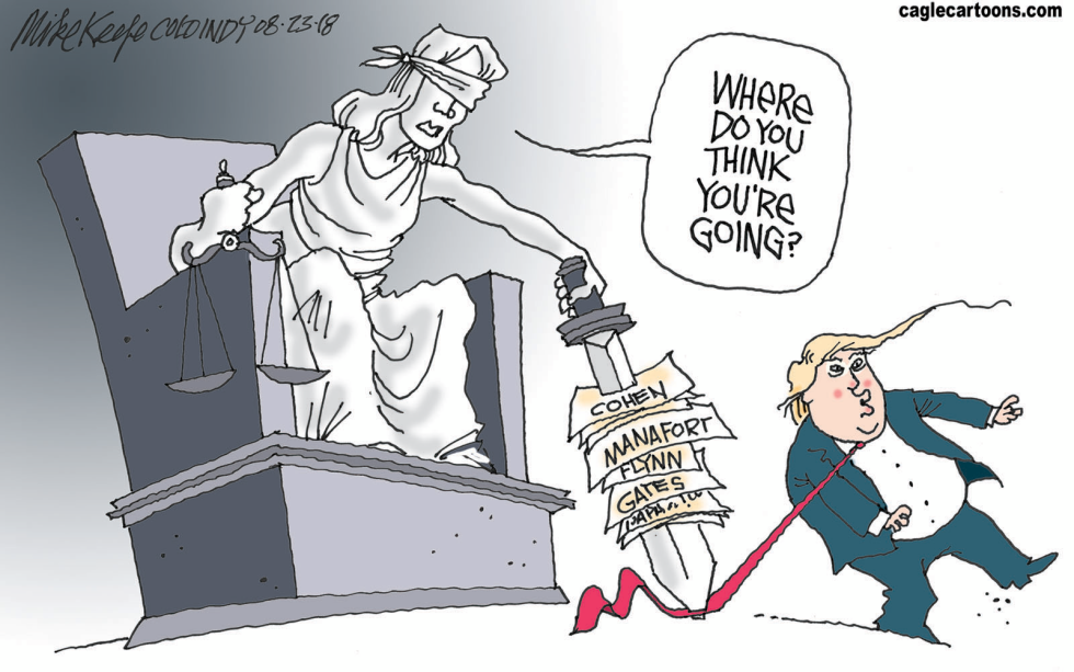  TRUMP - OH, JUSTICE by Mike Keefe