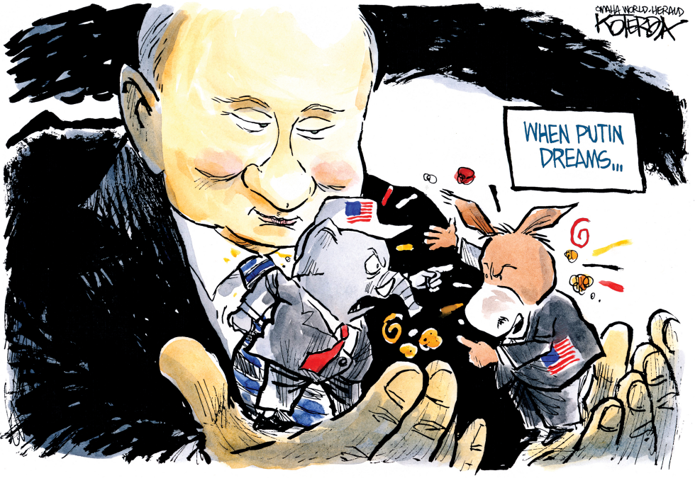  WHEN PUTIN DREAMS by Jeff Koterba