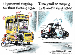 SCHOOL BUS SAFETY by Dave Granlund