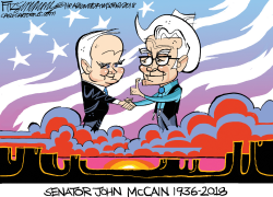 MCCAIN AND GOLDWATER by David Fitzsimmons