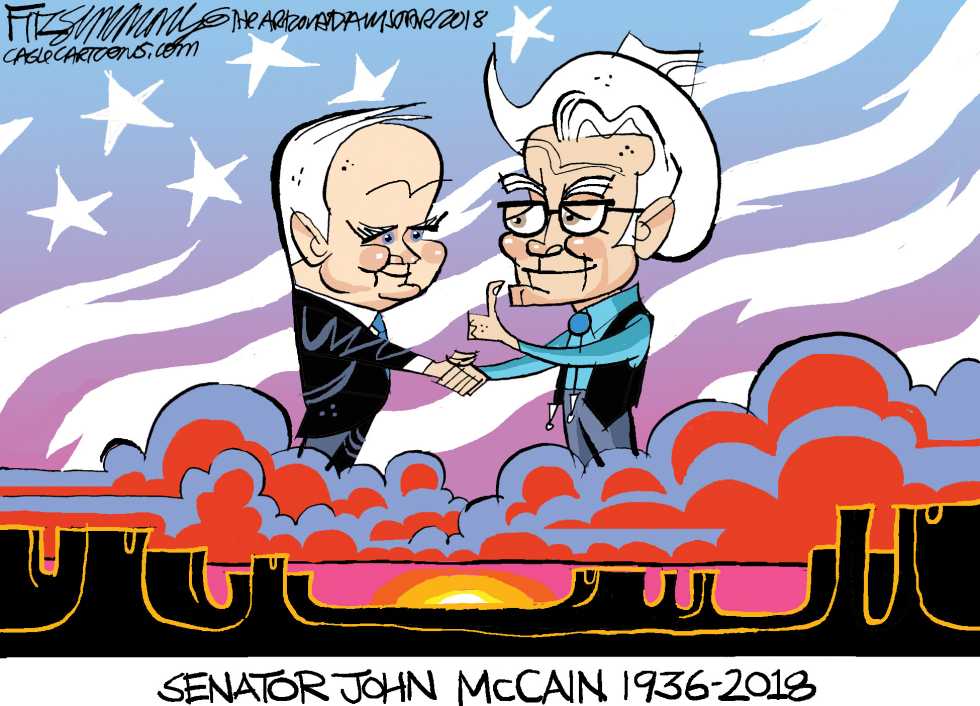  MCCAIN AND GOLDWATER by David Fitzsimmons