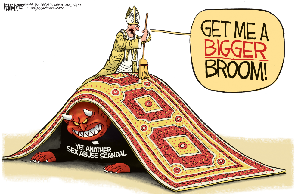  PRIEST SEX ABUSE SCANDAL by Rick McKee