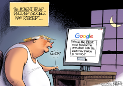 TRUMP AND GOOGLE by Nate Beeler