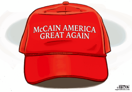 MCCAIN AMERICA GREAT AGAIN by RJ Matson