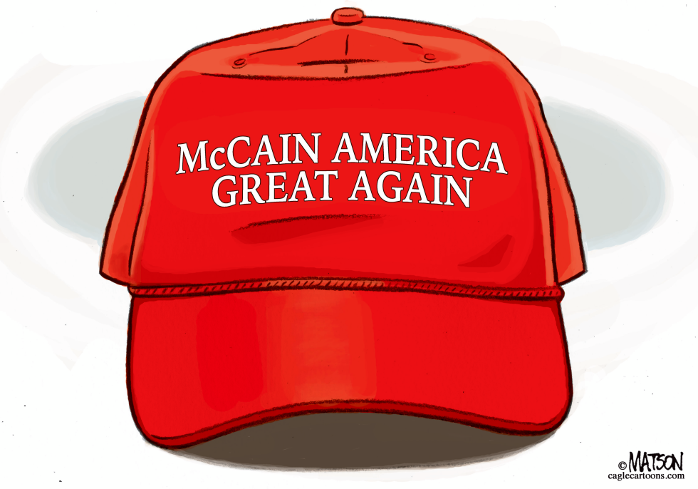  MCCAIN AMERICA GREAT AGAIN by RJ Matson