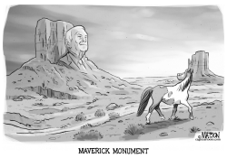 MCCAIN MAVERICK MOMUMENT by RJ Matson