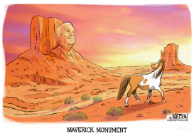 MCCAIN MAVERICK MONUMENT by RJ Matson