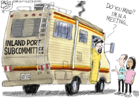 LOCAL INLAND PORT by Pat Bagley