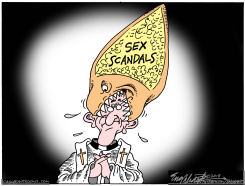 POPE FRANCIS by Bob Englehart