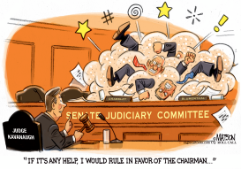 JUDGE KAVANAUGH HEARING by RJ Matson