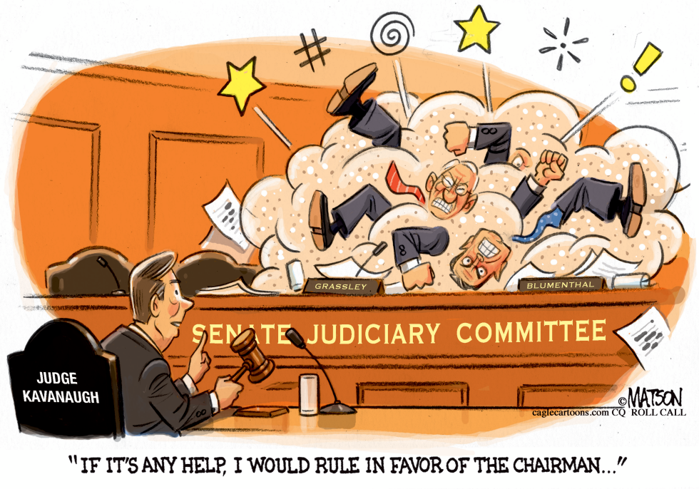  JUDGE KAVANAUGH HEARING by RJ Matson