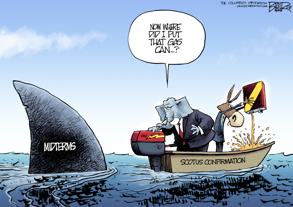  KAVANAUGH CONFIRMATION by Nate Beeler