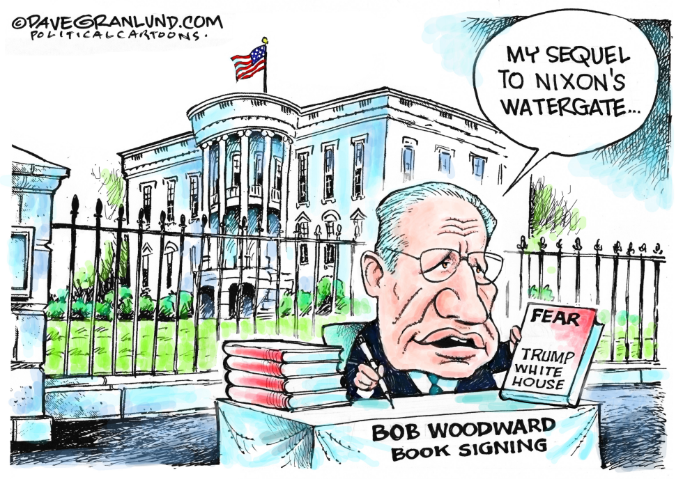  BOB WOODWARD BOOK TRUMP WHITE HOUSE by Dave Granlund