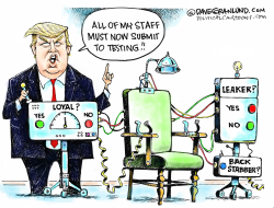 TRUMP STAFF LOYALTY by Dave Granlund