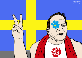 SWEDISH PRIME MINISTER STEFAN LöFVEN by Rainer Hachfeld