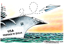 USA RESPONSE TO SYRIA by Dave Granlund