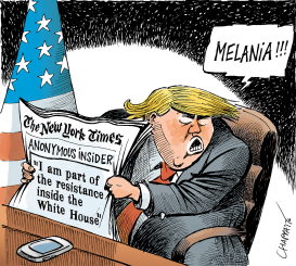 WHITE HOUSE, THE REBELLION FROM THE INSIDE by Patrick Chappatte