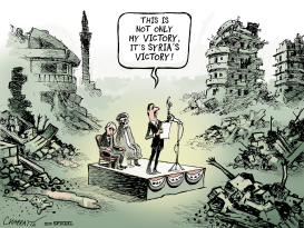 ASSAD’S LAST BATTLE by Patrick Chappatte