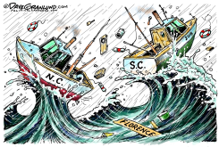 CAROLINAS AND FLORENCE 2018 by Dave Granlund