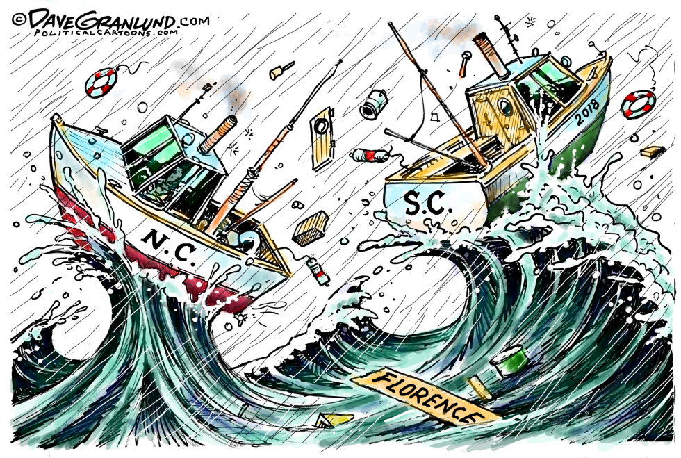  CAROLINAS AND FLORENCE 2018 by Dave Granlund