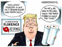 HURRICANE FLORENCE RESPONSE by Dave Granlund