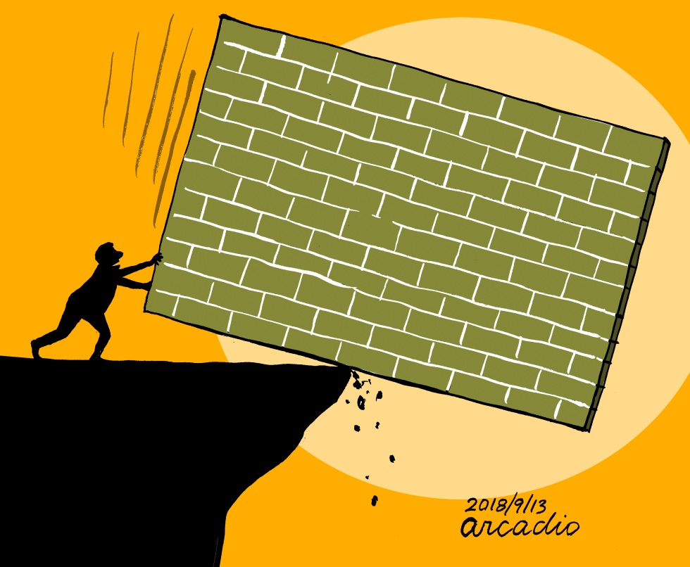  TEAR DOWN THE WALLS by Arcadio Esquivel