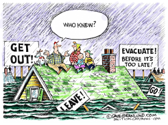 HURRICANE EVACUATION ORDERS by Dave Granlund