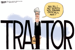 JOHN KERRY TRAITOR by Rick McKee