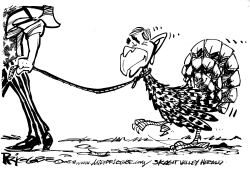 TURKEY TROT by Milt Priggee