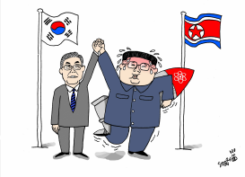 2 KOREAS SUMMIT by Stephane Peray