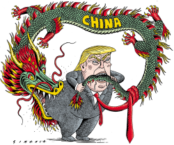 TRUMP'S TRADE WAR WITH CHINA by Osmani Simanca