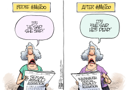 HE SAID SHE SAID by Nate Beeler