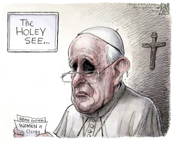 VATICAN VISION by Adam Zyglis