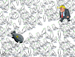 TRUMPPEACE by Osama Hajjaj