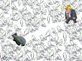 TRUMPPEACE by Osama Hajjaj