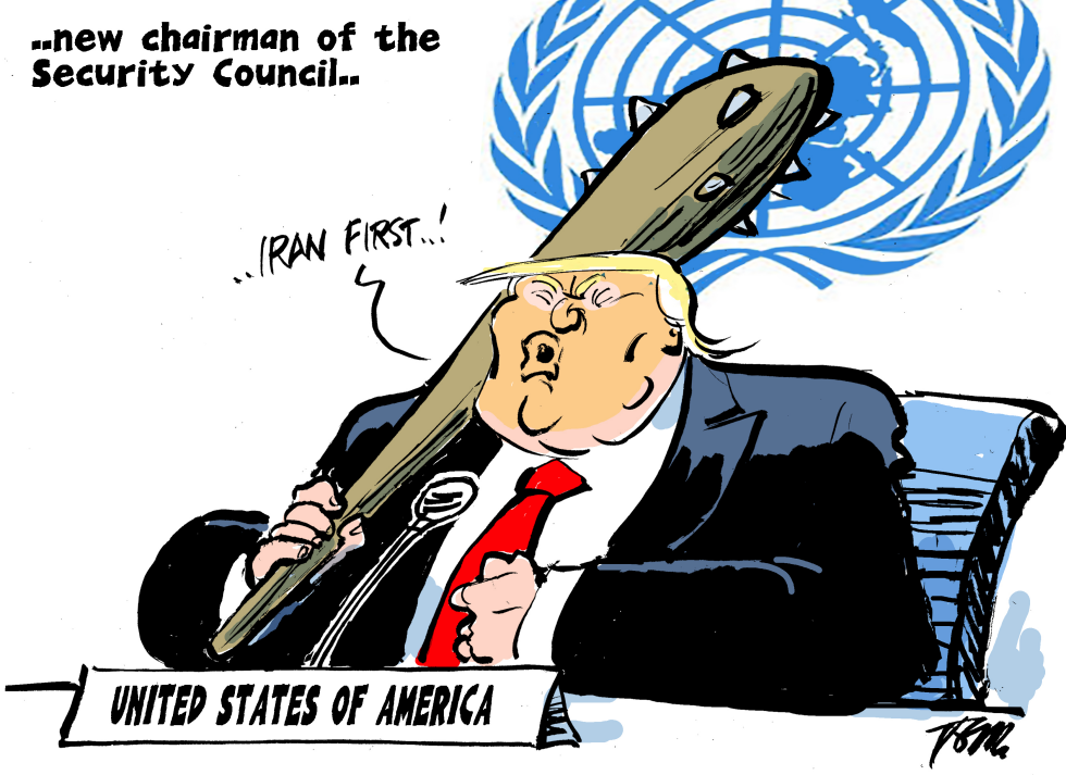  TRUMP AT UN by Tom Janssen