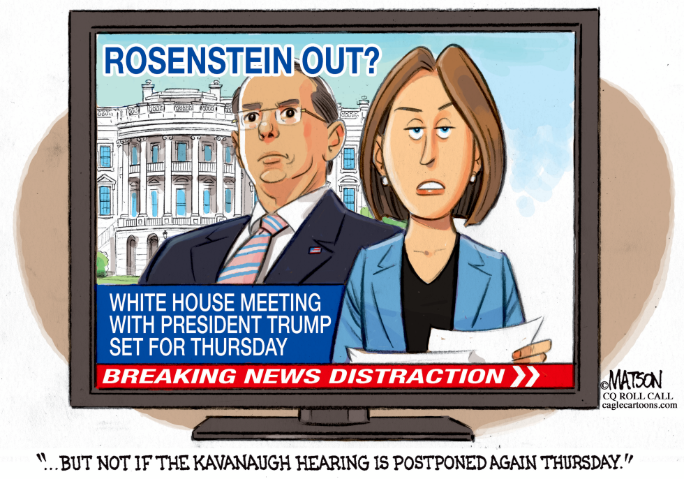  ROD ROSENSTEIN BREAKING NEWS DISTRACTION by RJ Matson