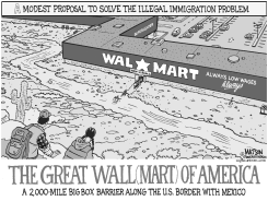 THE GREAT WALL (MART) OF AMERICA by RJ Matson