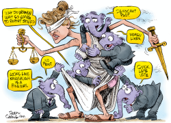 KAVANAUGH JUSTICE AND REPUBLICANS by Daryl Cagle