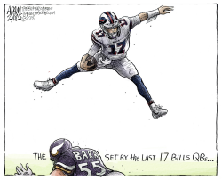 BUFFALO BILLS AIR ALLEN by Adam Zyglis