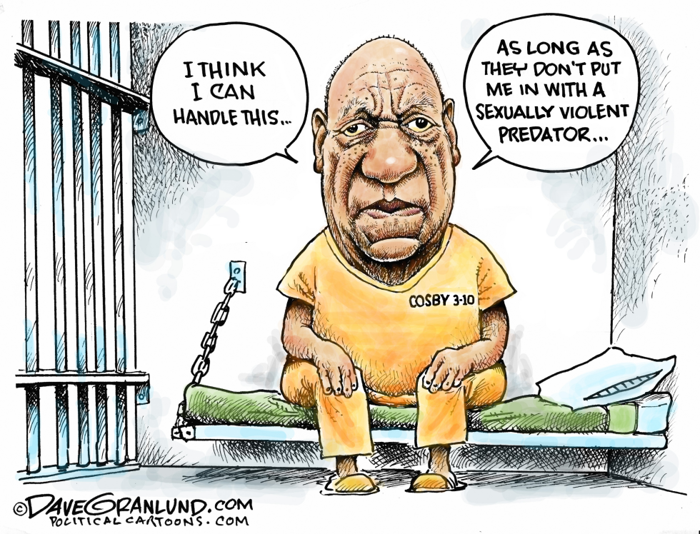  BILL COSBY SENTENCED by Dave Granlund