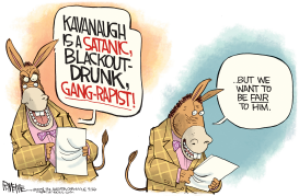 FAIR TO KAVANAUGH by Rick McKee