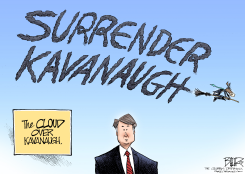 CLOUD OVER KAVANAUGH by Nate Beeler