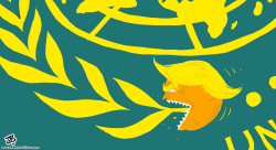 TRUMP SPEECH 2 by Emad Hajjaj